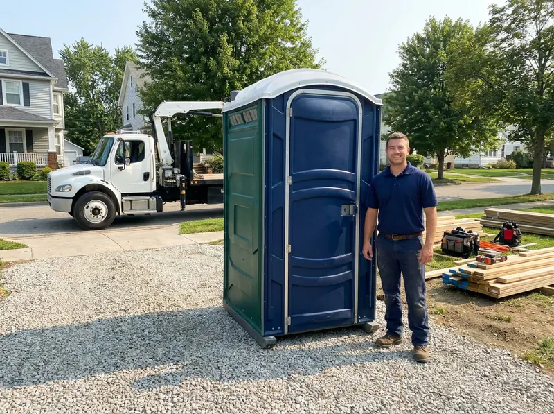 Construction Site Toilet Rental in Cleveland, OH
